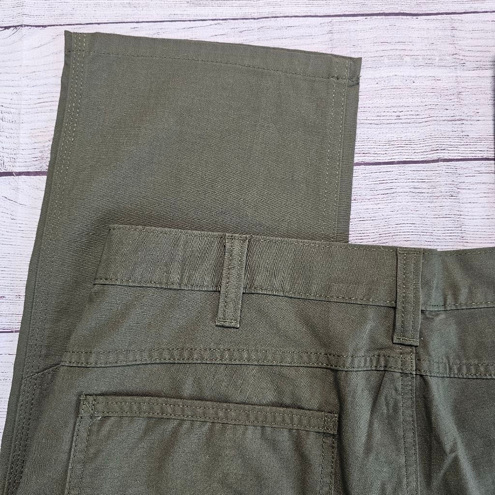 Carhartt 34x30 forest green double knee work pants - Picture 6 of 9